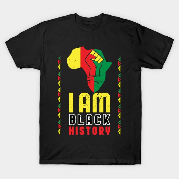 I Am Black History Equality T-Shirt by CrissWild